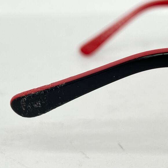 Ray-Ban RB1535 3573 Eyeglasses Black Red Rectangular Kids FRAMES ONLY 48-16-130 - Picture 5 of 16